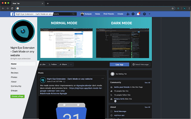Dark mode