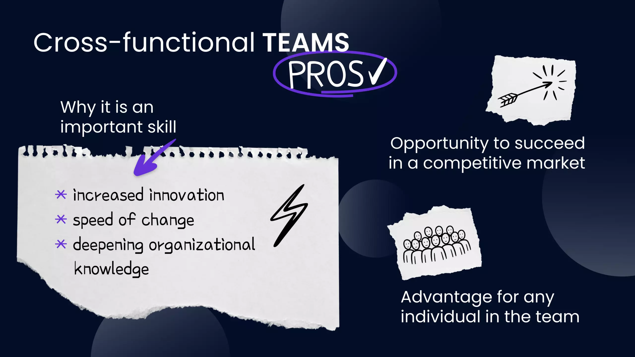 cross-functional collaboration pros