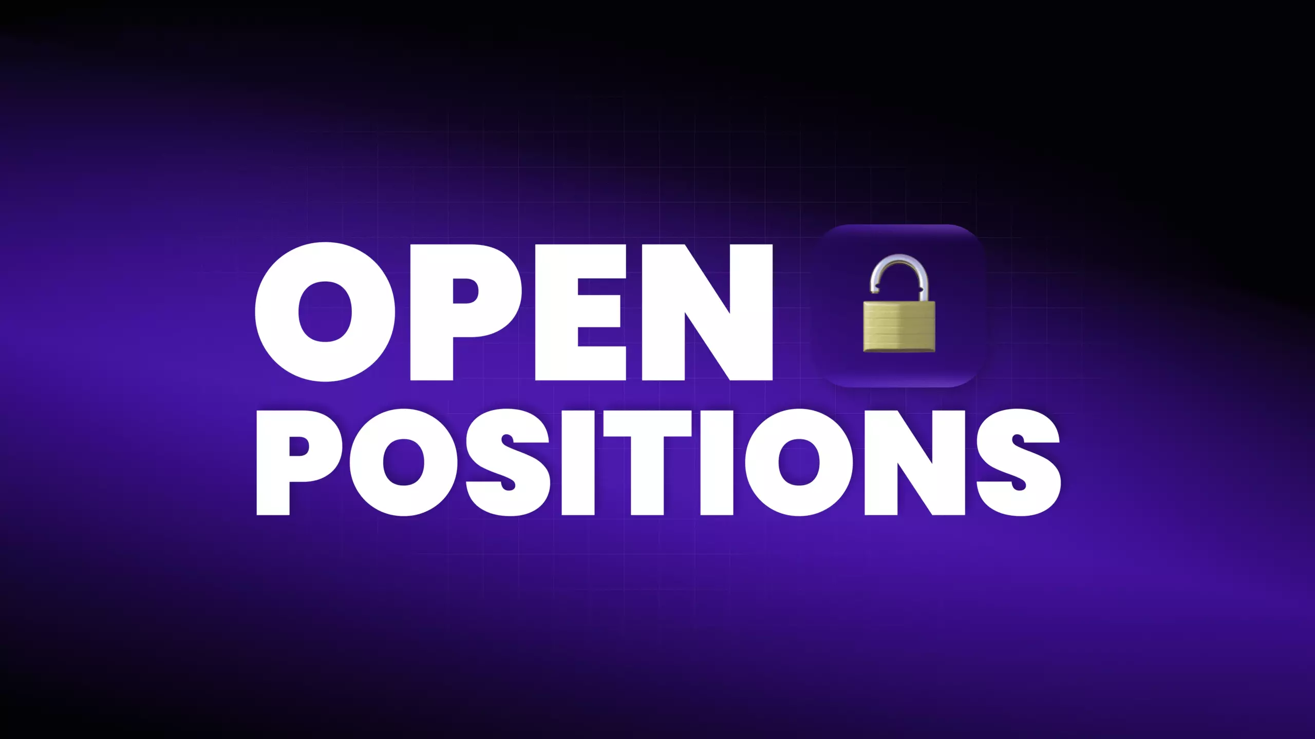 Open positions