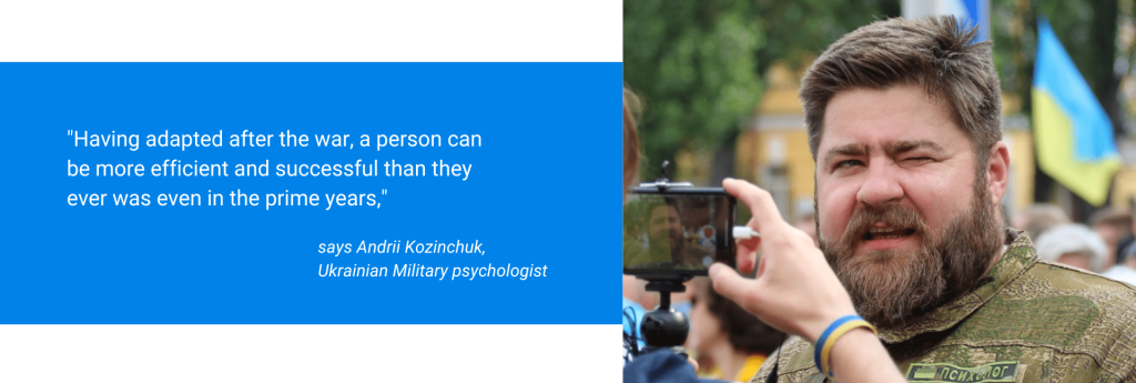 Ukrainian Military psychologist