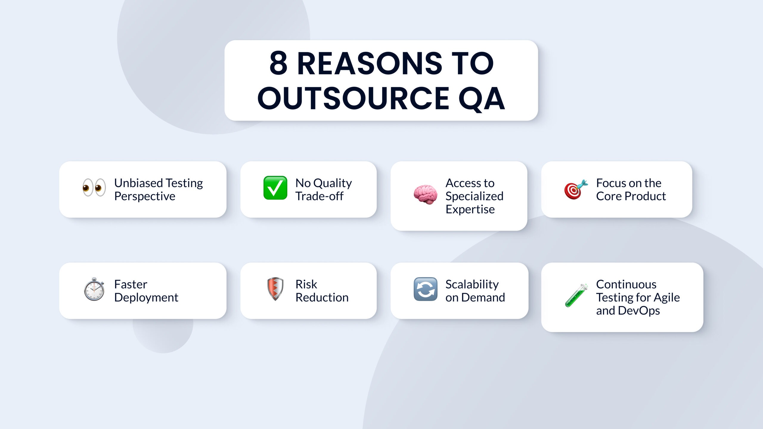 8 reasons to outsource QA