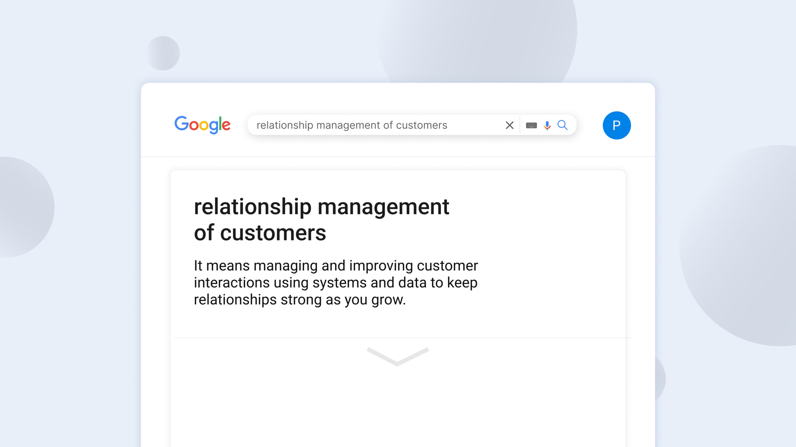 relationship management of customers
